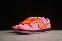 Nike SB dunk low the powerpuff girls pink shoes