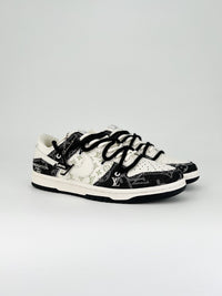 Nike SB Dunk Low black and white LV