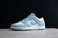 Nike SB low dunk blue paisley shoes