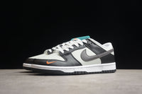 Nike SB dunk low black grey orange shoes