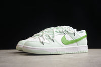 Nike SB dunk low strap light green shoes