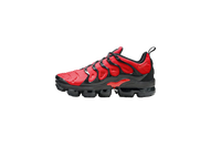 Nike Air VaporMax Plus sneaker in the "University Red/Black"