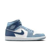 AIR JORDAN 1 MID DIFFUSED BLUE WOMENS