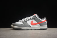 Nike SB low dunk white grey orange shoes