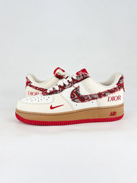 nike airforce1 low Dior red