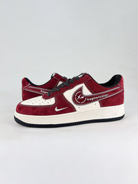nike airforce1 low red fragment