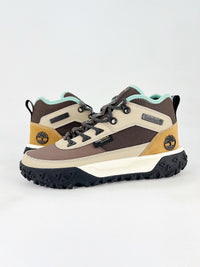 Trimberland low brown and aqua