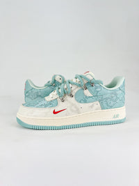 nike airforce1 low light green snake