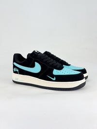 nike airforce1 low aqua blue