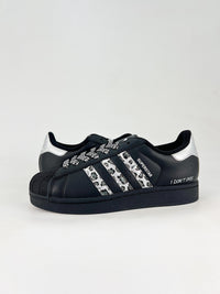 Adidas superstar black leopard