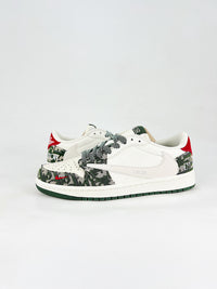 Nike air Jordan 1 low Dior green and white