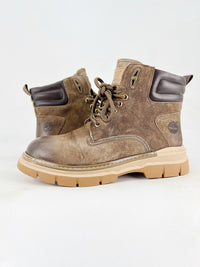 timberland high burnt brown