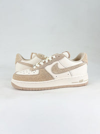 nike airforce1 low textured beige