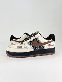 nike airforce1 low supreme brown