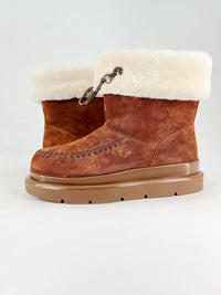 LV cortina high brown boots