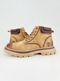 timberland high brown edges