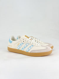 Adidas samba Gucci blue plaid
