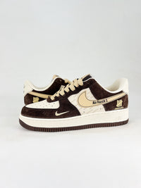 nike airforce1 low undefeated brown