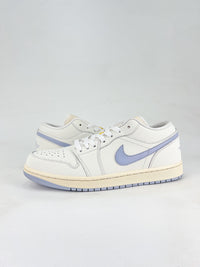 Nike air Jordan 1 low white and purple