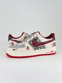 nike airforce1 low north face burgundy