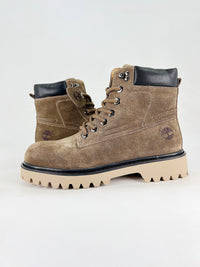 timberland high brown and black