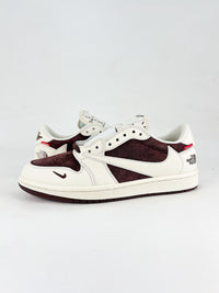 Nike air Jordan 1 low brown and white