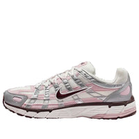 Nike(WMNS) Nike P-6000 'Summit White Metallic Silver Burgundy Crush'